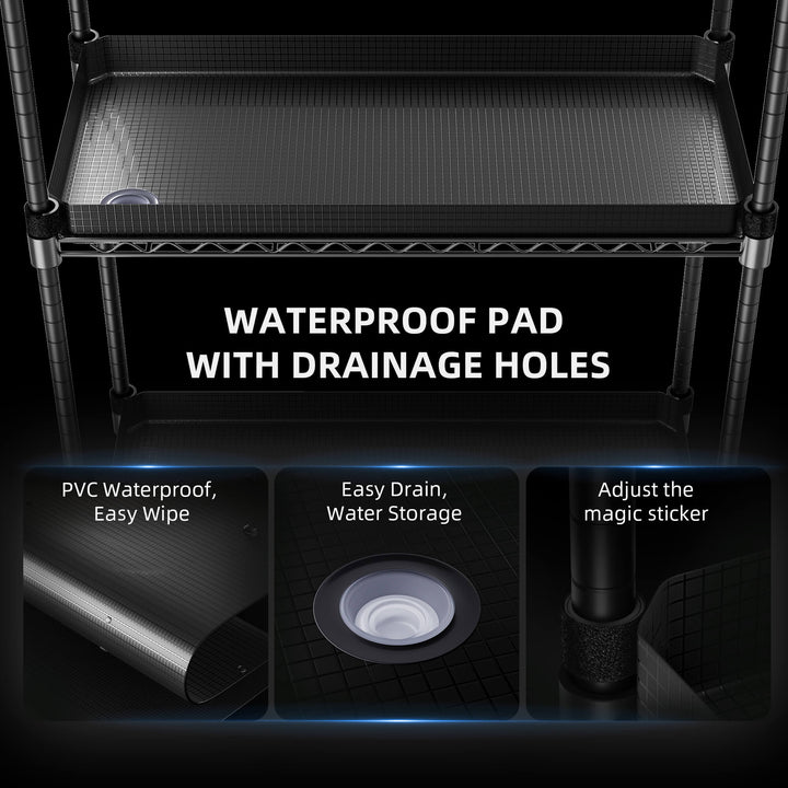 SF-Plantstand230 by Spider Farmer - 6-tier indoor plant stand with integrated grow lights