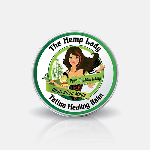 Tattoo healing balm by The Hemp Lady – Pure organic hemp