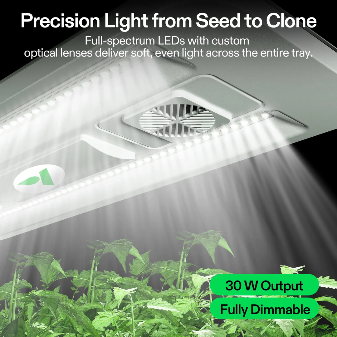 VSeed S40 30W full-spectrum dimmable LED with optical lenses lighting seedlings